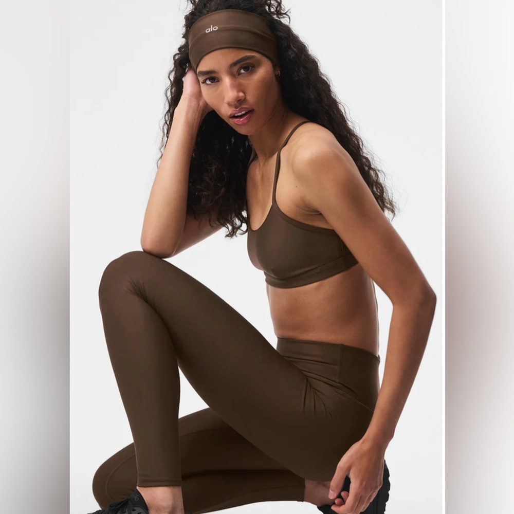 Alo Yoga Airlift 7/8 Espresso leggings NWT